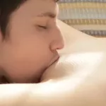 Two kinky people are naked in the bed making love togehter