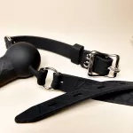 Adjustable Silicone Dildo Mouth Gag