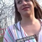 Big Boobs European Hottie Paid To Suck and Fuck In Public