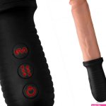 Thrusting Sex Machine Realistic Vibrating Dildo With Handle Dong Women Sex Toys
