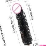 4PCS Super Big Black Dildo for Sex Machine with XLR interface Canada