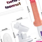 LoveGod Stotende Dildo Vibrator: Multi-Functioneel Genot Met 8 Standen en Realistisch Design