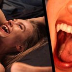 Blonde Bombshell Nancy Ace Grows Fangs! Hot Babes Vampire Porn