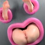 Gloryhole fuck that ass through the wall until her foot shake