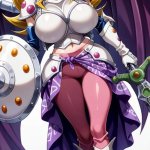 Blonde Hair Holding Large Round Shield mai Valentine From Yugioh AI Porn