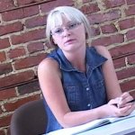 Allison Kilgore fucking in the desk with her glasses