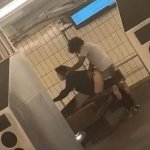 Caught fucking in NYC train station