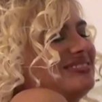 Curly haired blonde bombshell Diamond Lakoue with perfect perfect body fucks a dude after he eats her