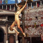 nude woman punished in public