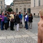 nude woman punished in public