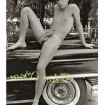 nude vintage guy spread