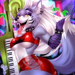 roxanne wolf shows boobs