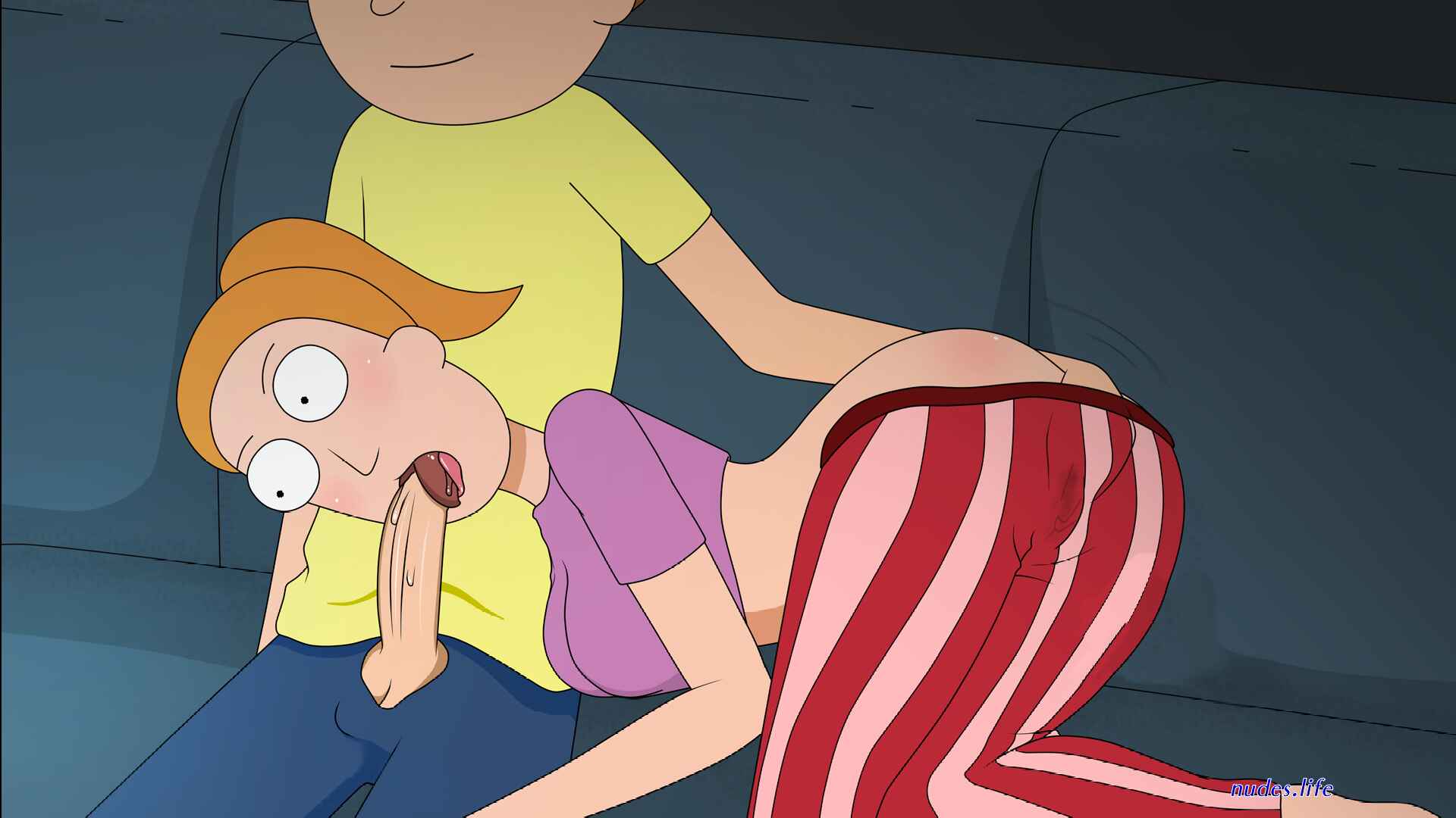 Clothed bend over porn
