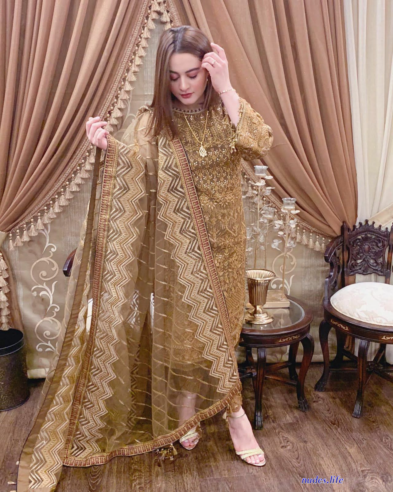 Silk sathn kameez salwar dress huge boobs swaping