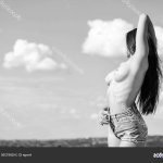 ladies long naked nipples