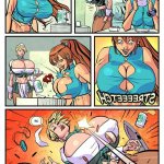 fake boobs comics