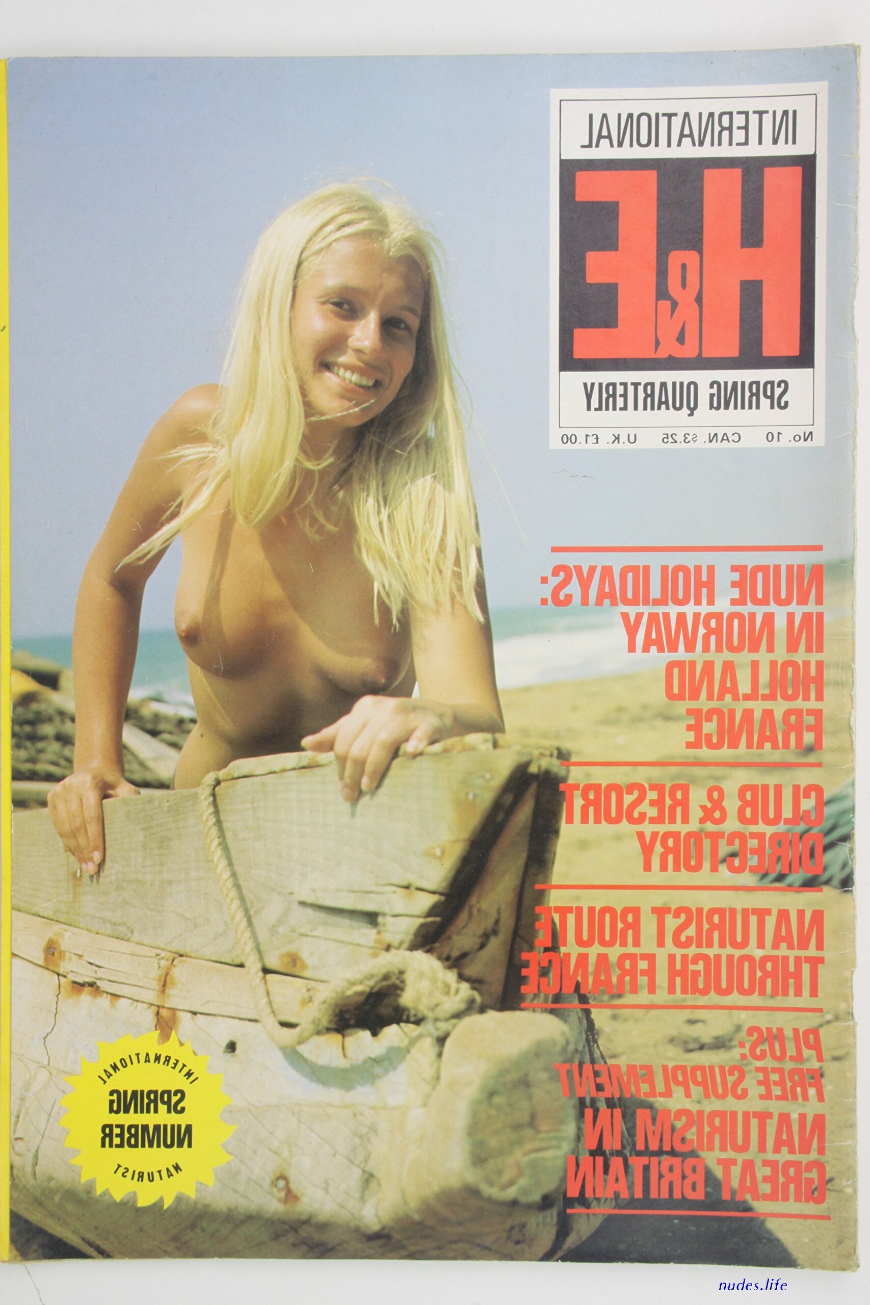 Retro vintage nudist photo