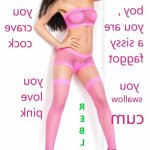 pictures with captions of sissy boys and cross-dressers