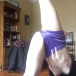 opps pussy was being seen in yoga class pic