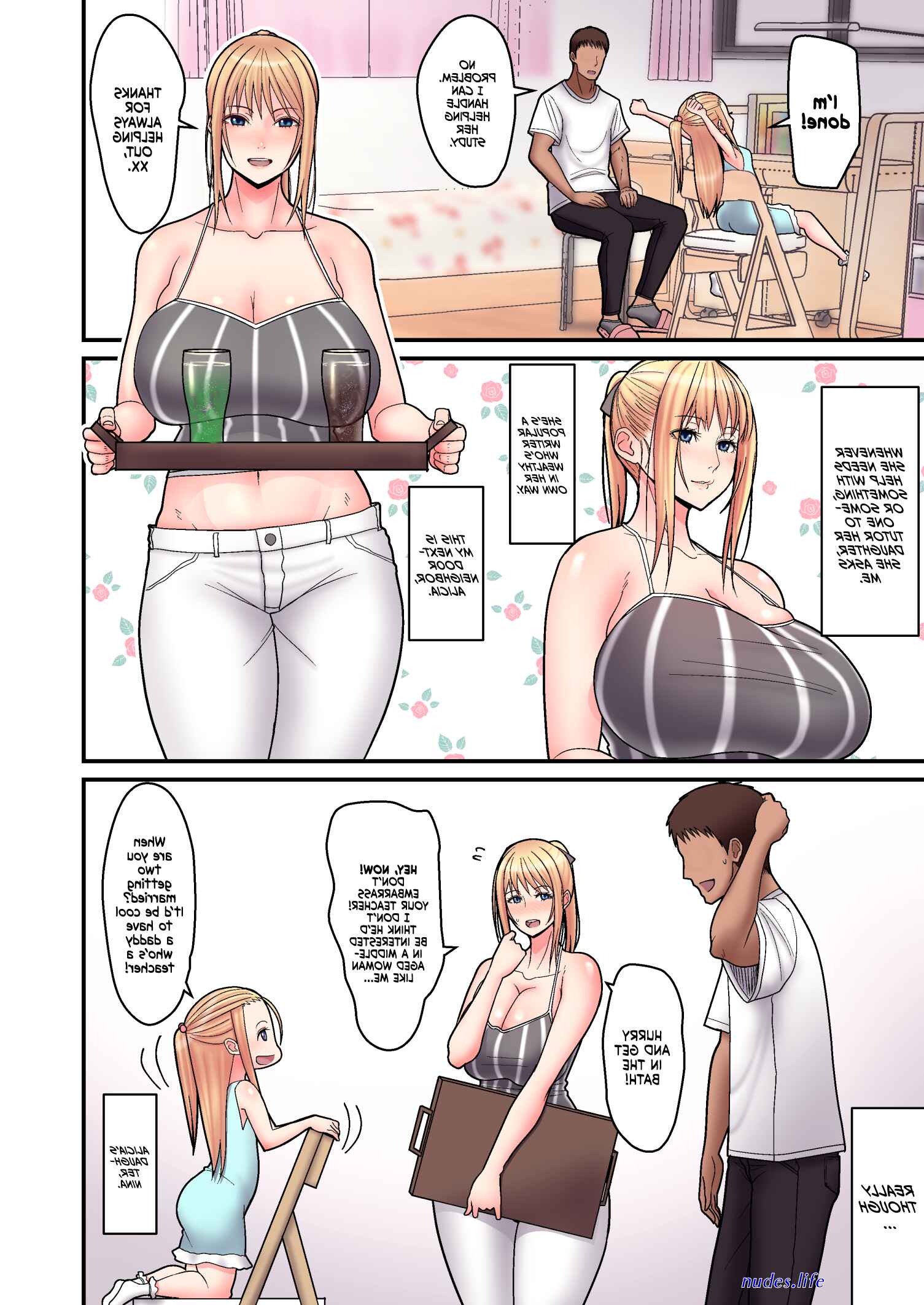 Fake boobs comics