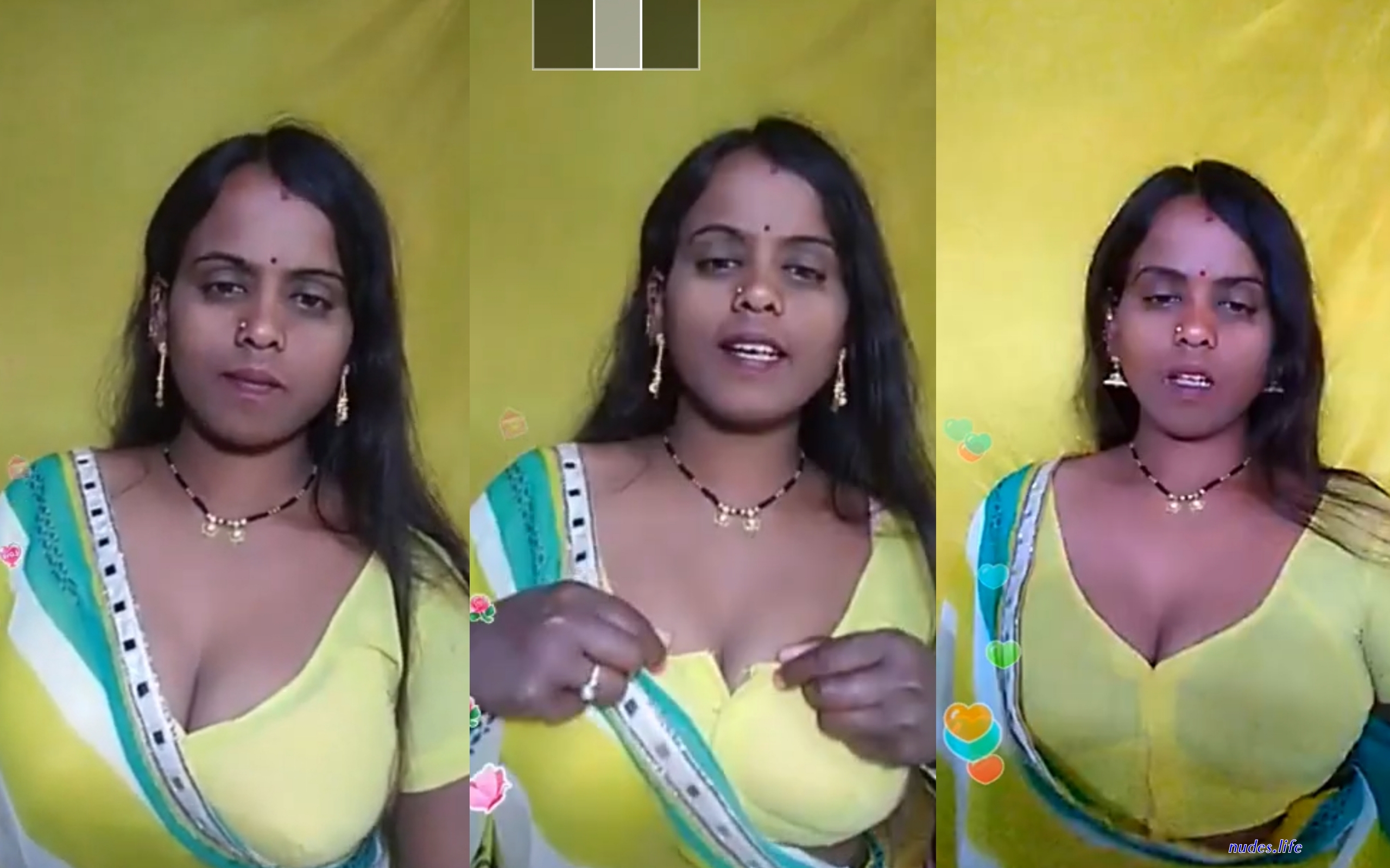 Boob photo in blouse