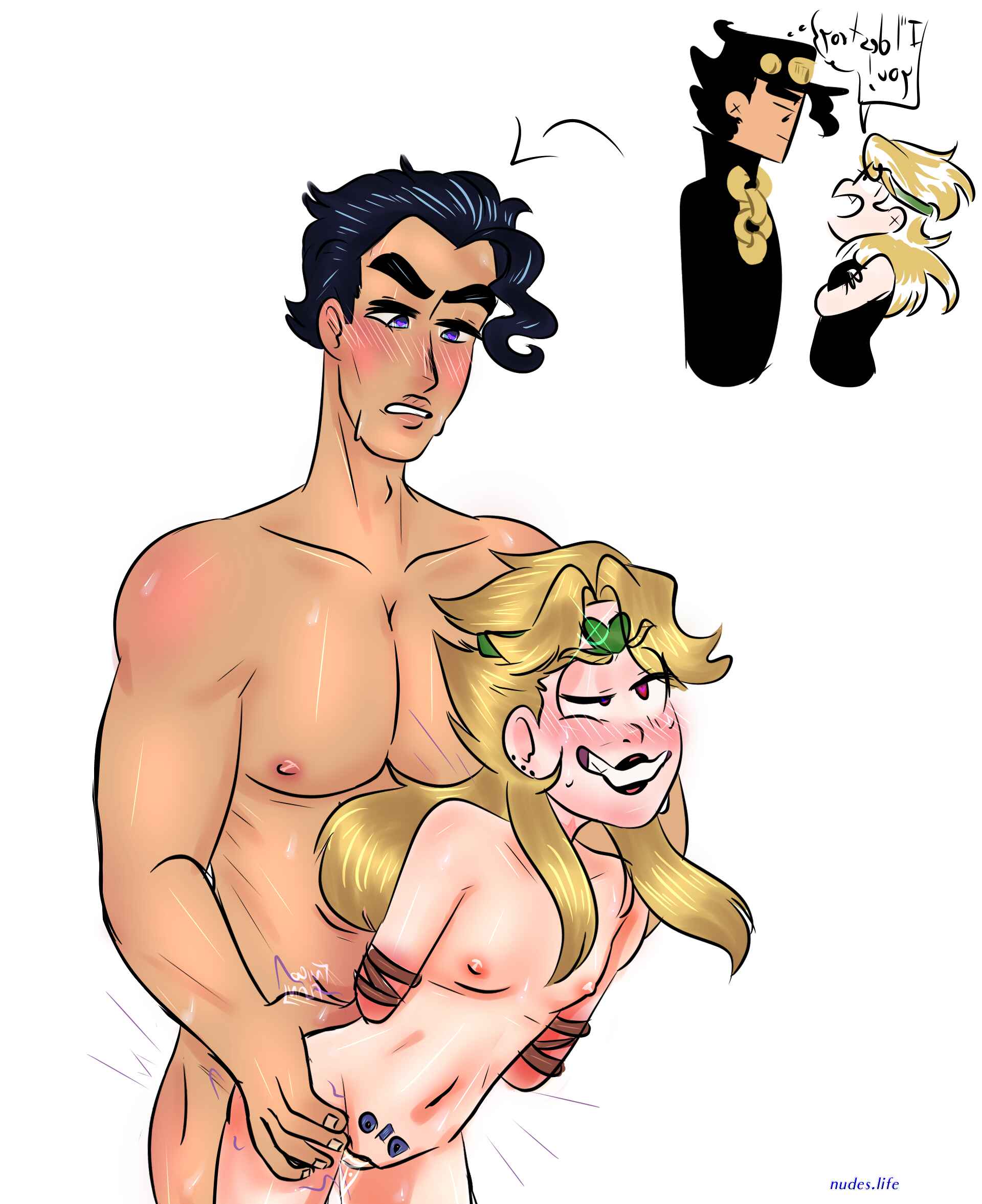 Dio x jotaro r34