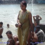 indin village aunties bathing in river images