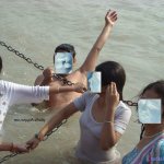indin village aunties bathing in river images