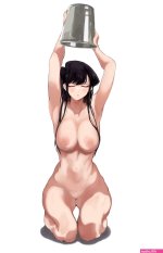 ogata mamimi komi-san wa komyushou desu. komi shouko naked nipples