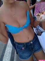 Amature bikini nip slips