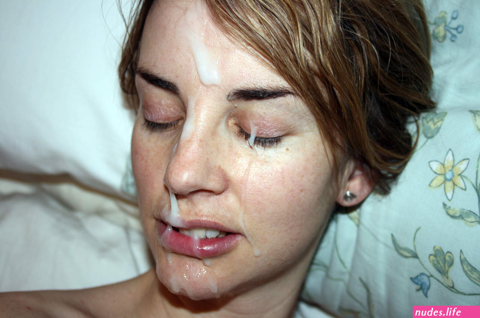 Unwanted cum in mouth