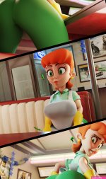890isintokinkyshit on X: RT WorseSfm: CW: Giantess Buttcrush Dexters Mom model by anovenkijkureda No text and Red stuff alts on my DA sizetwitter giantess X