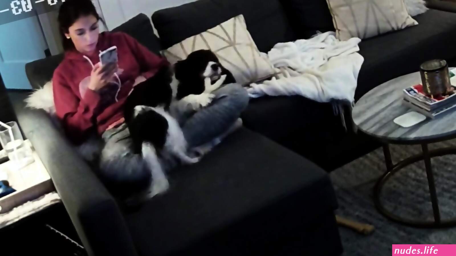 Masturbating on hidden camera