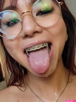 Cum all over my braces