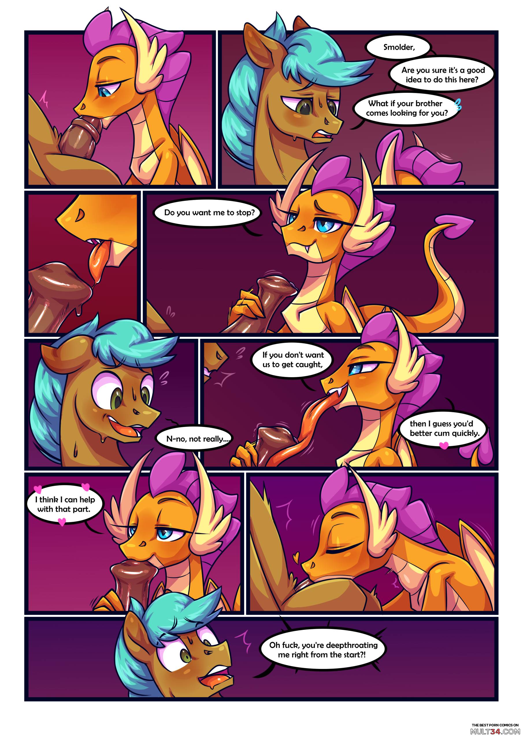 Rainbow dragon fucking