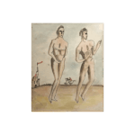 David Herbert Lawrence 1885-1930 illustration : Wandering naked ca.1929.