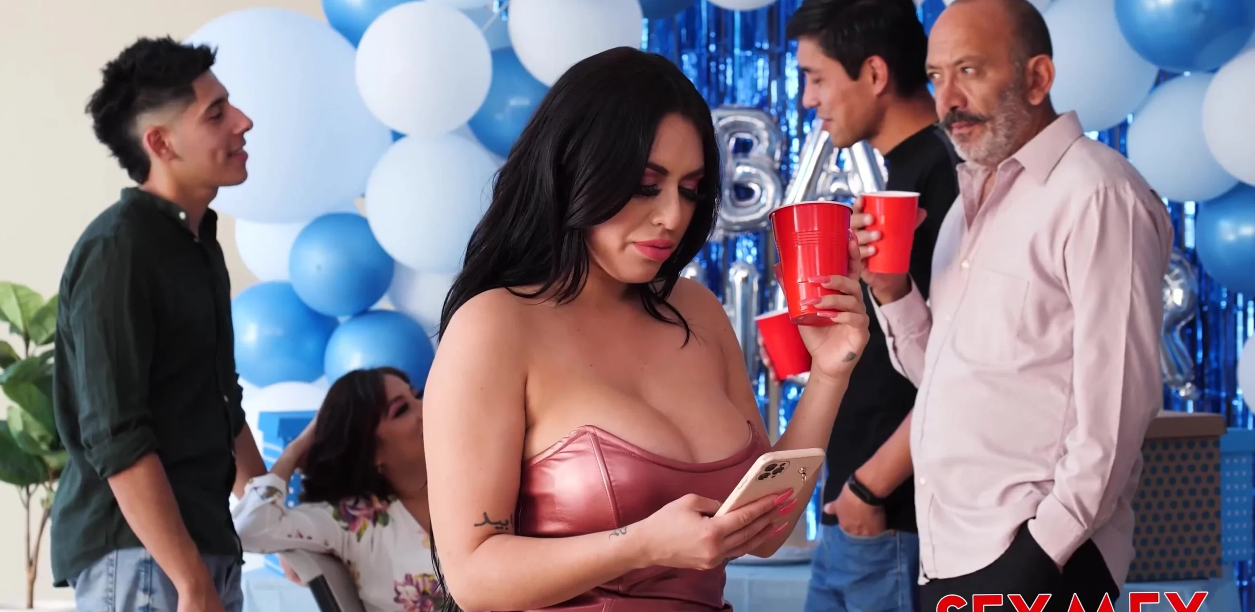 Black hair latina milf