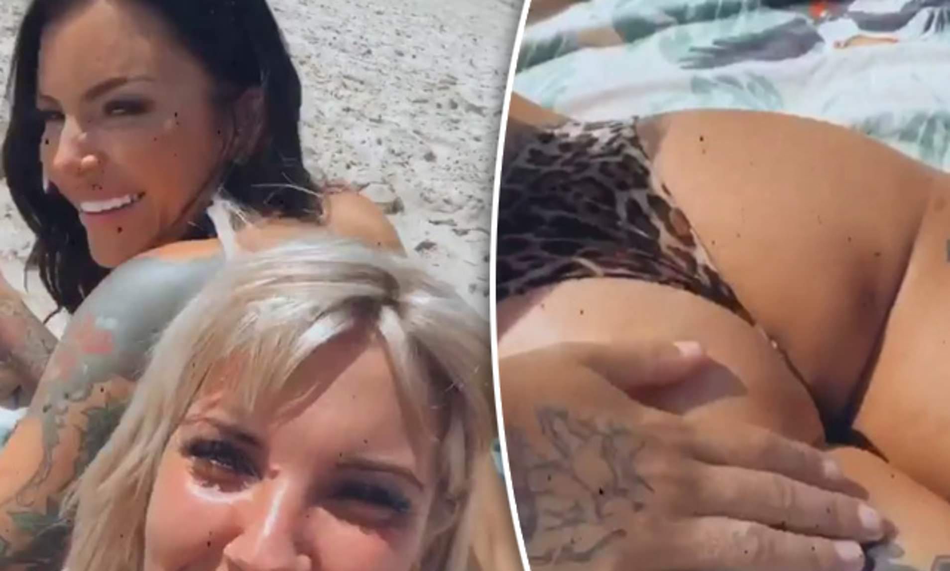 Lesbian slap ass