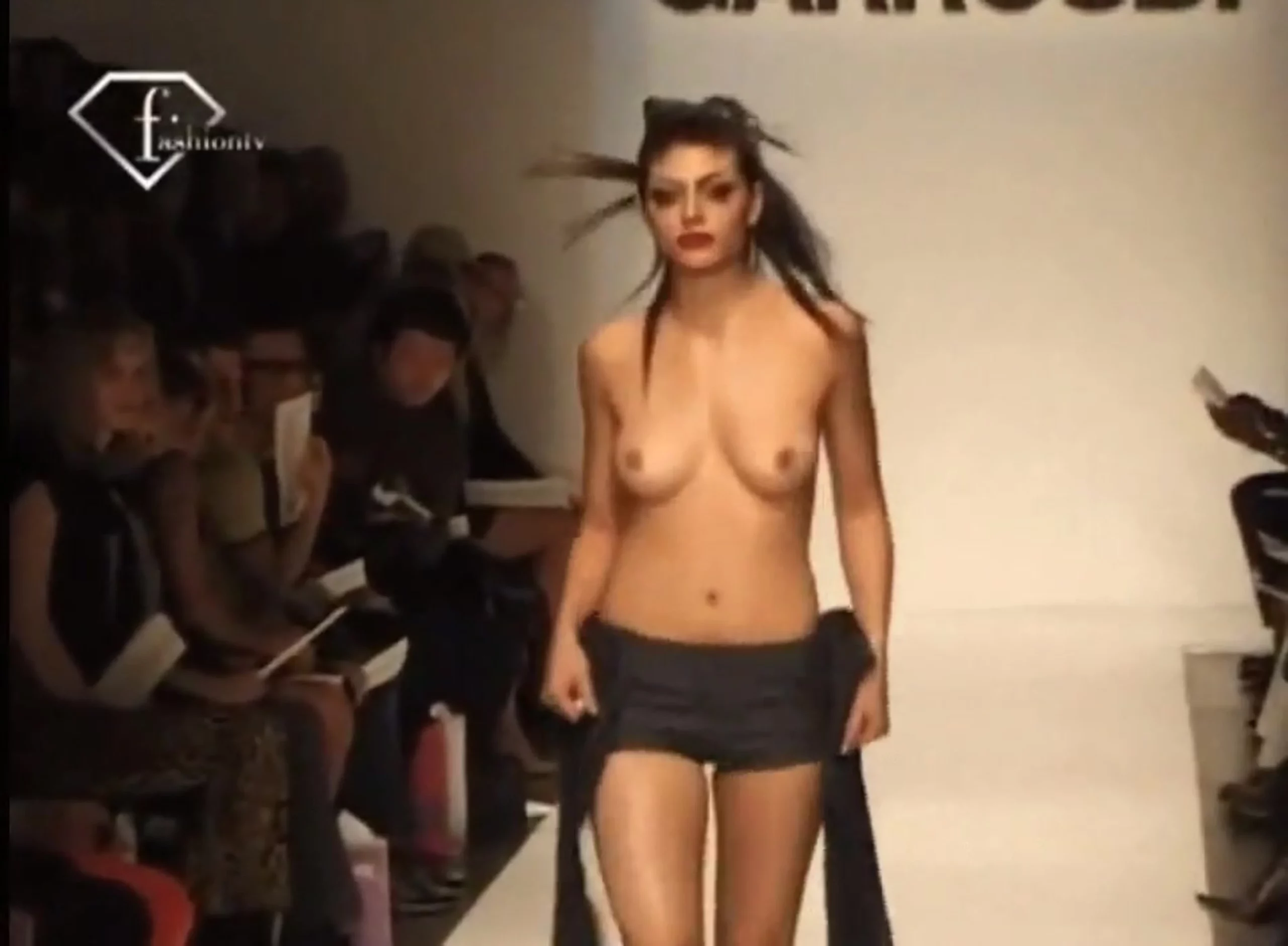 Nude fashion show