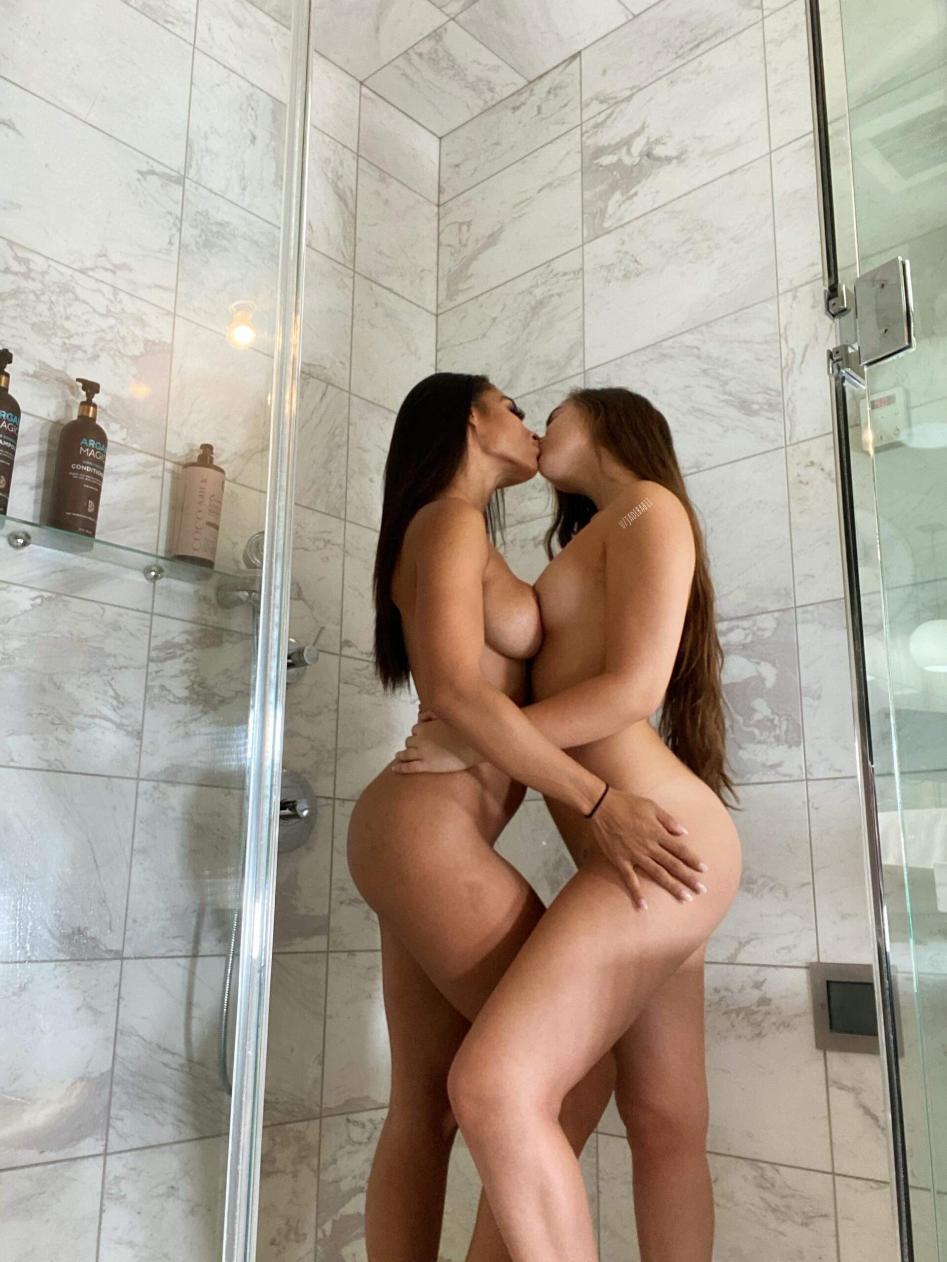 Porn in shower