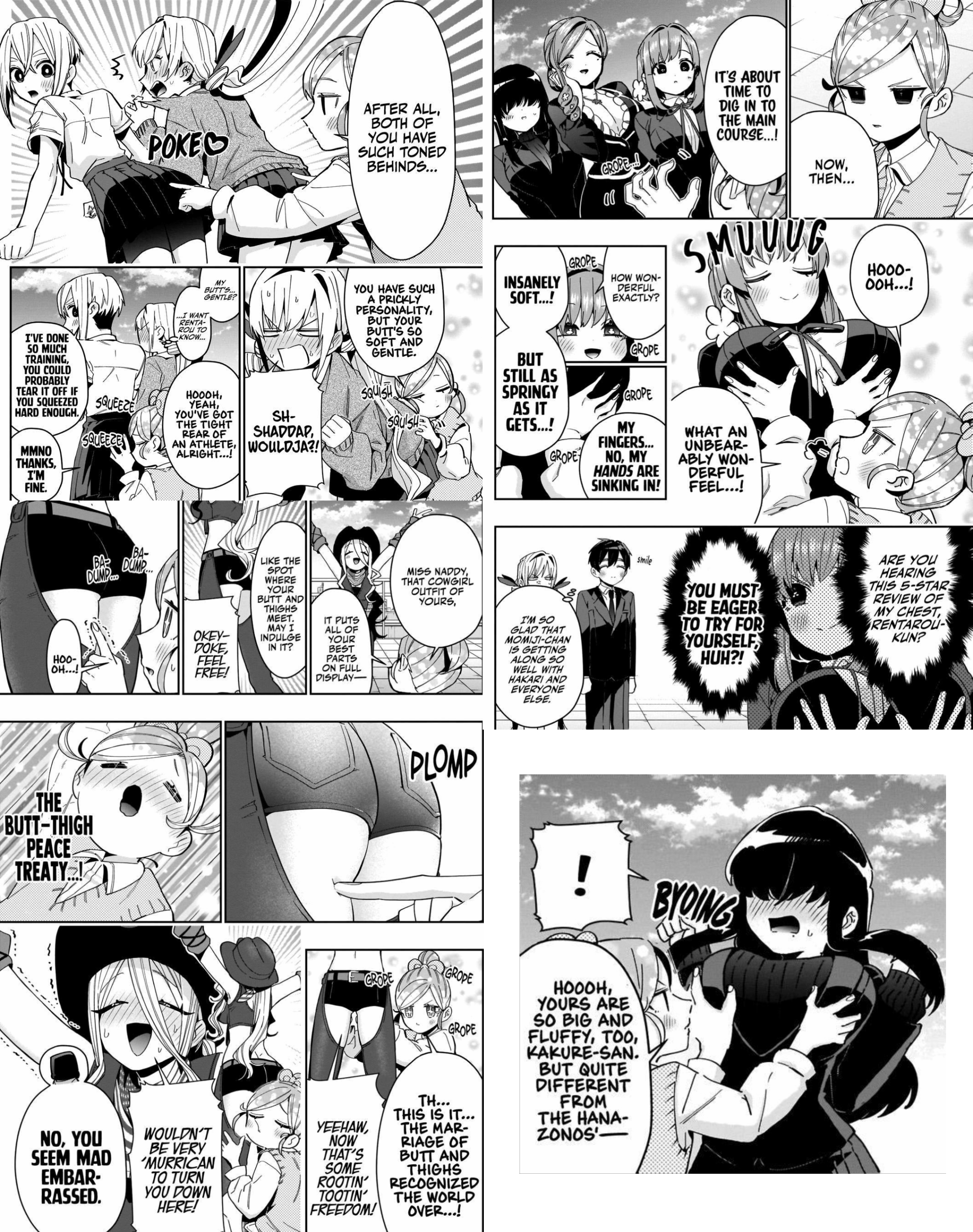 Touching 100 boobs