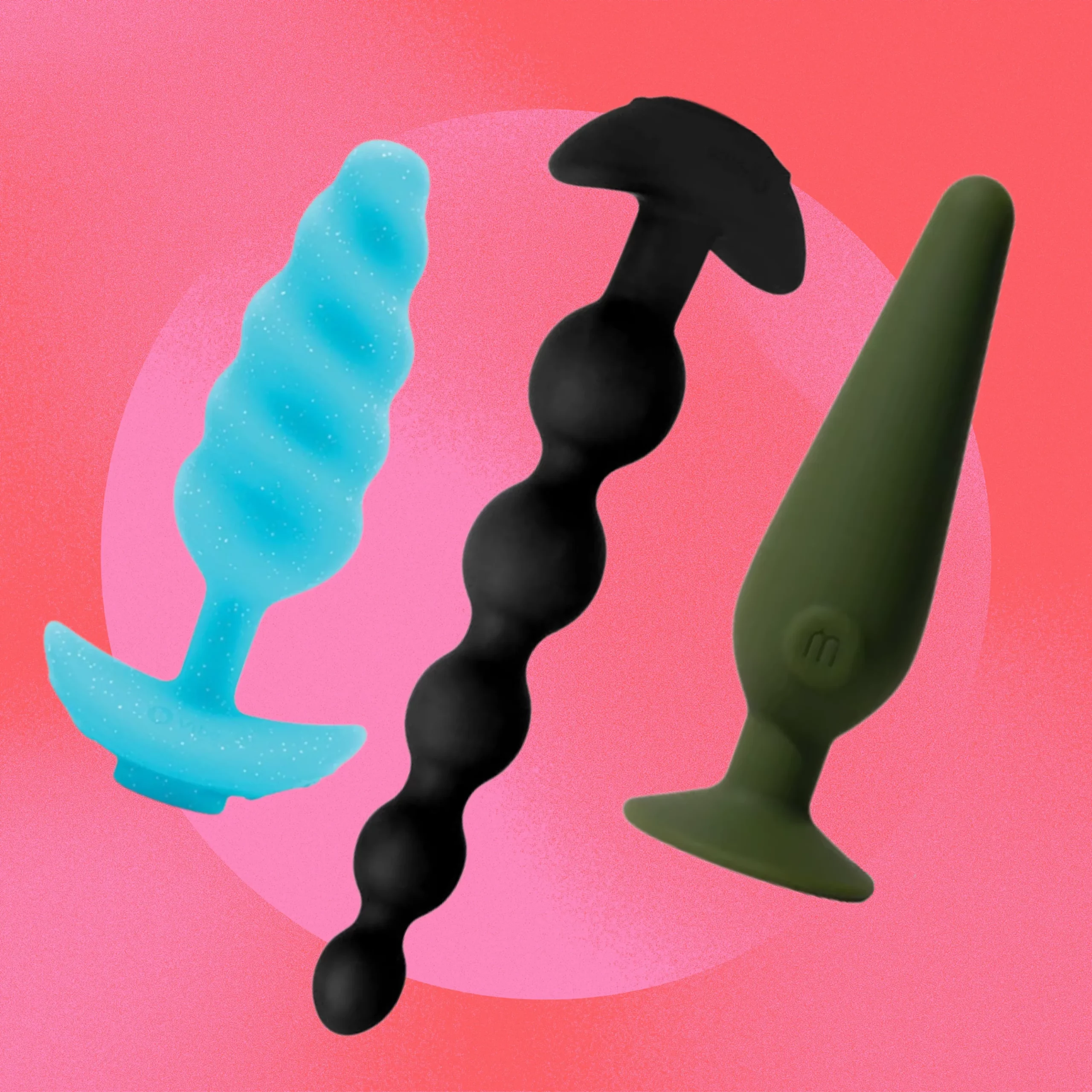 Dildo anal tryout
