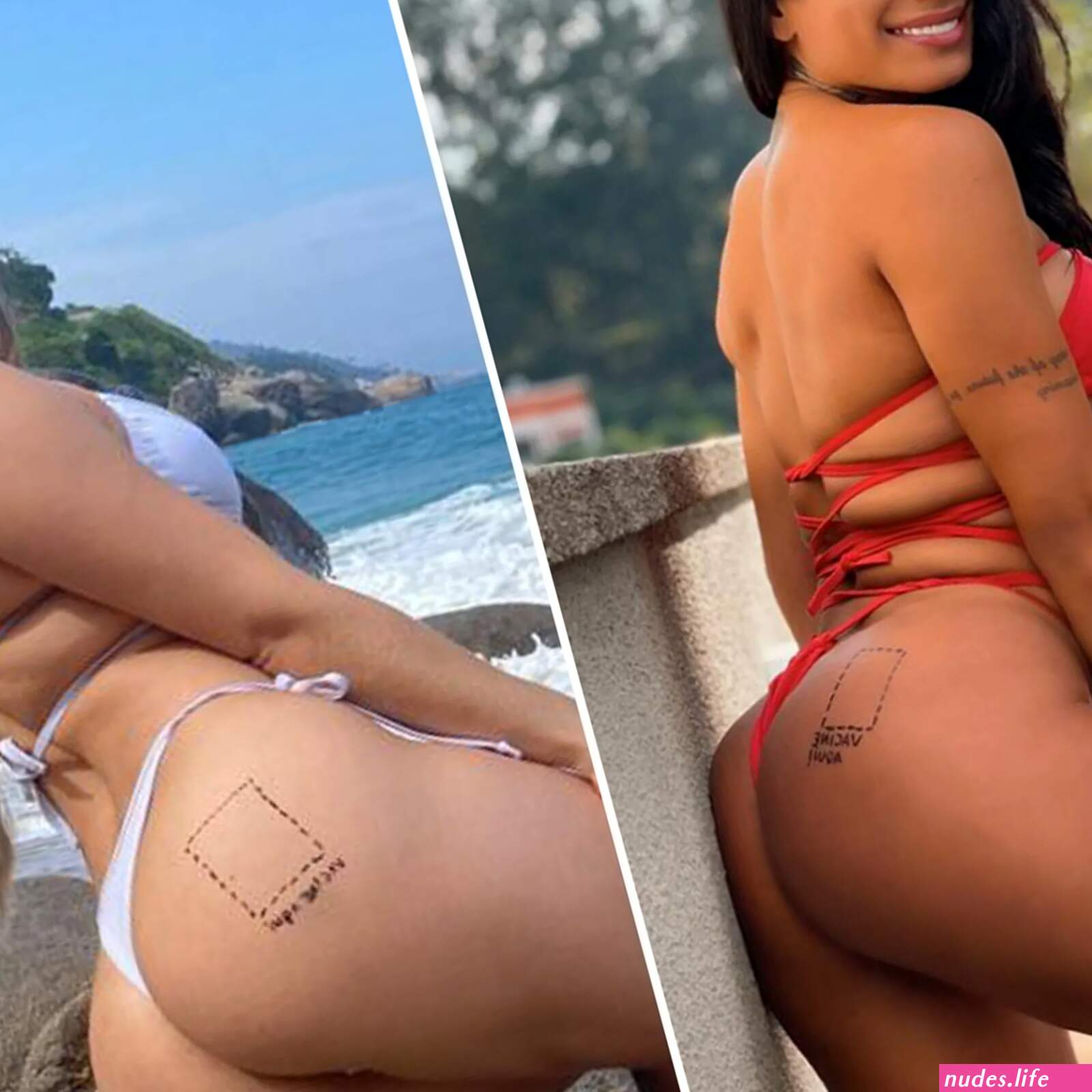 Brazils Miss Bumbum Contestants Get Vaccinate Here Ink on Their Butts