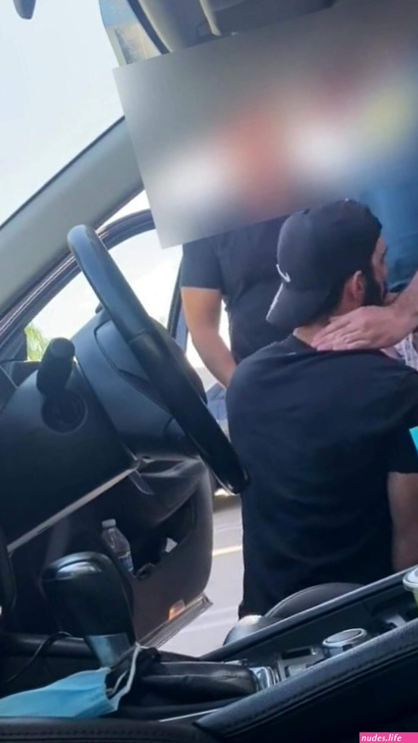 Gas station blowjob