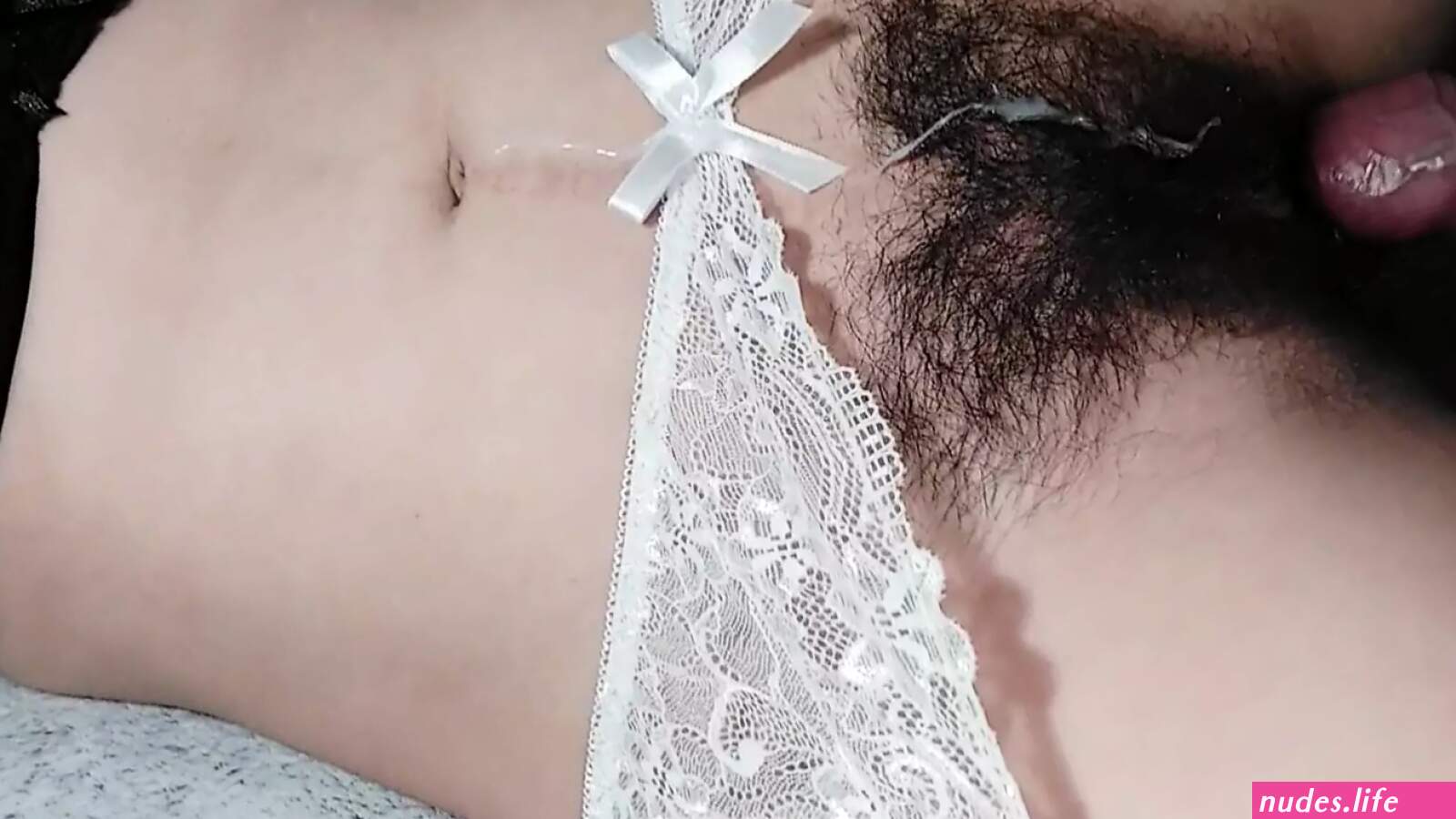 Cum on my hairy pussy compilation