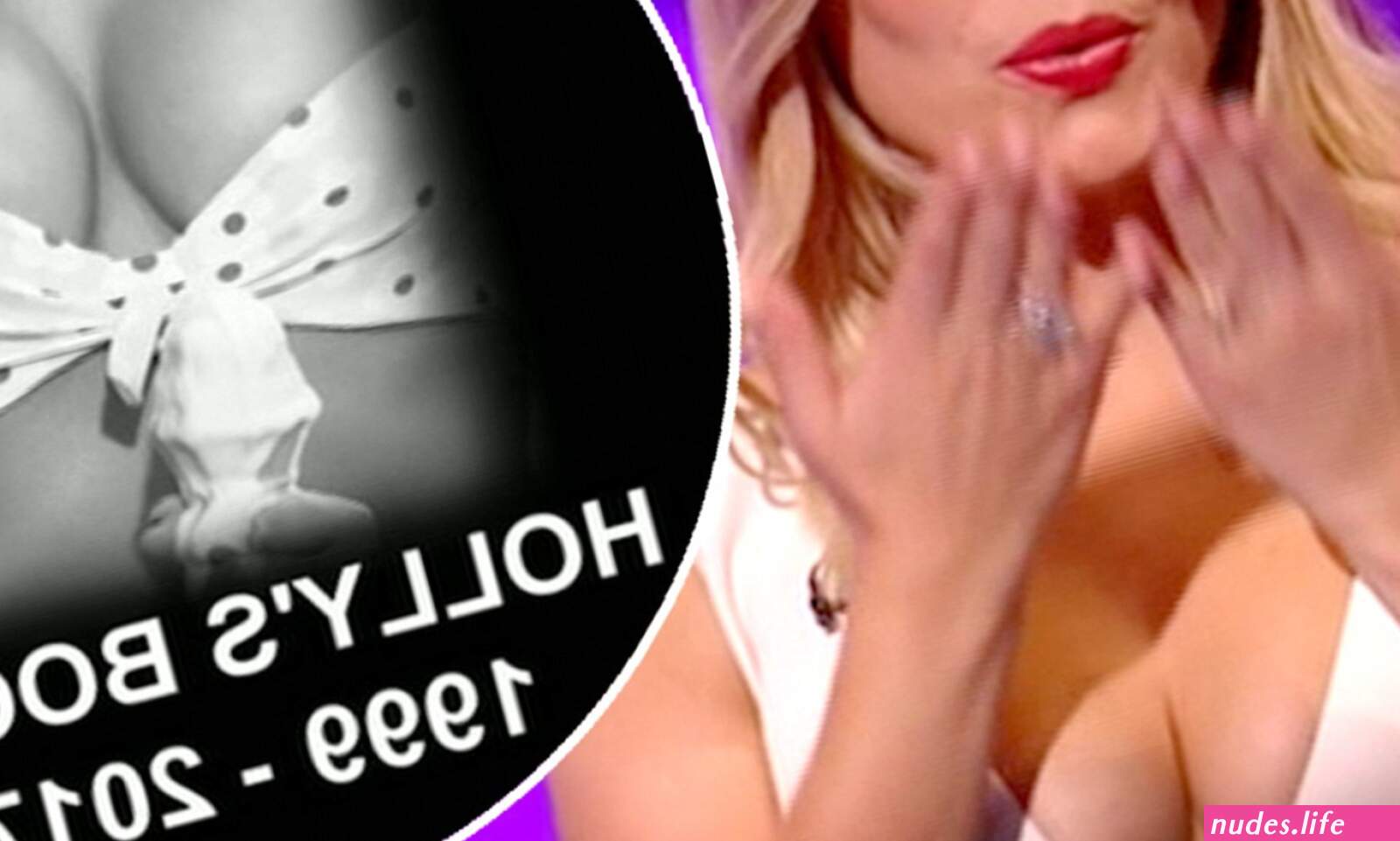 Holly Willoughbys boobs paid a cheeky tribute