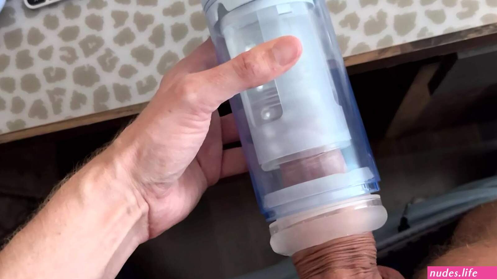 Masturbation with a toy
